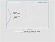Tablet Screenshot of electromaquinas.com